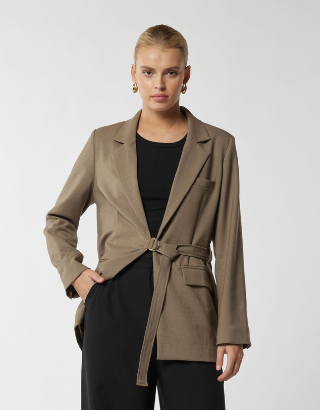 MVN - River Edge Belted Blazer