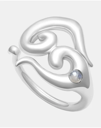 Graedance - Cancer Moonstone Ring
