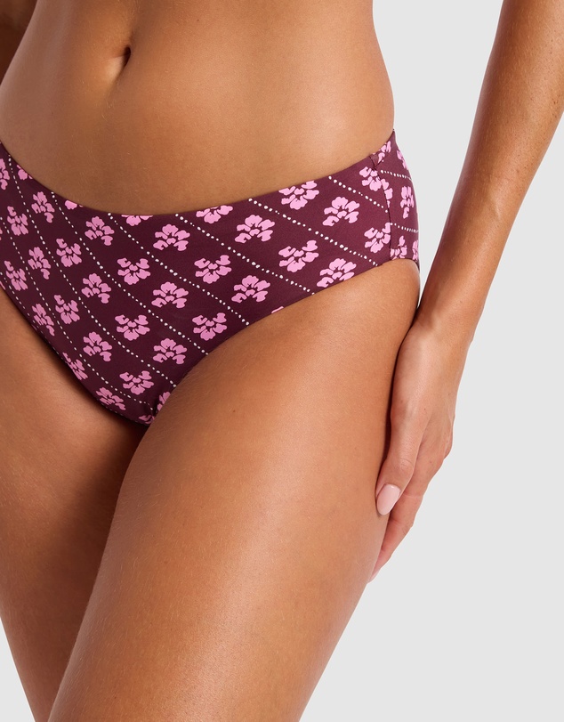 Seafolly - Batik Bloom Retro Bikini Bottom