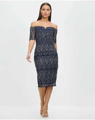 Romance by Honey and Beau - Lolita Off The Shoulder Dress