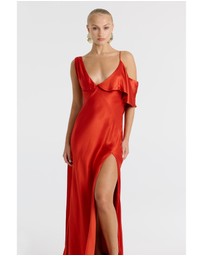 Bardot - Agnes Satin Maxi Dress