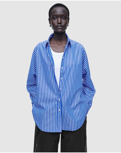 Blue / White / Striped