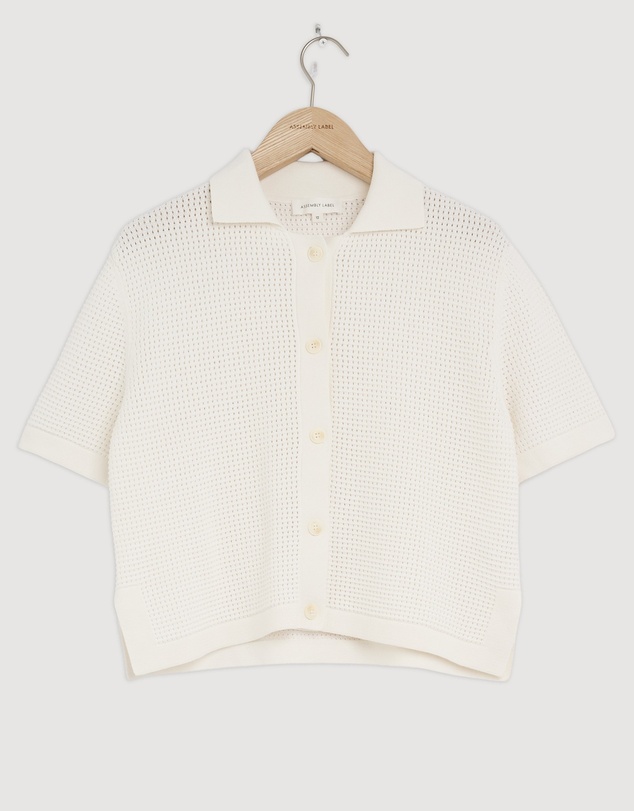 Revibe - Repaired Assembly Label Cotton Knit Shirt