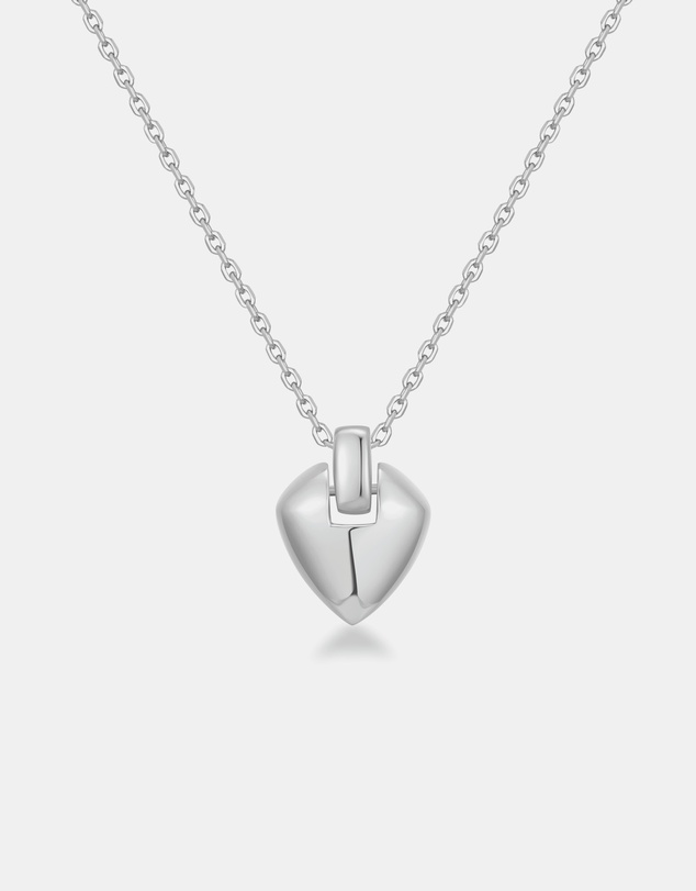Ania Haie - Ania Haie Silver Shield Pendent Necklace