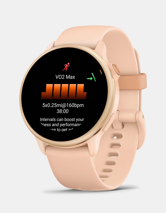 Garmin - Vivoactive 6, Pink Dawn/Pink Dawn Metallic