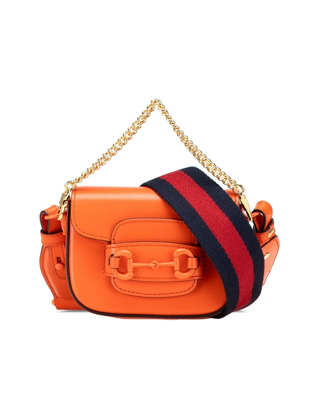 Pre-Loved by Azura Reborn - Pre-Loved Mini Leather Horsebit 1955 Web Satchel