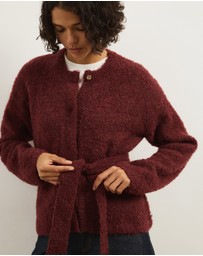 Atmos&Here - Jovie Boucle Knit Cardigan