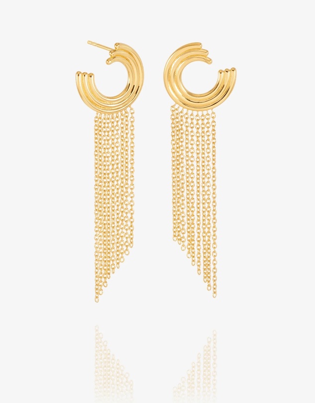 Rachel Jackson - Evolve Chandelier Drop Earrings Gold