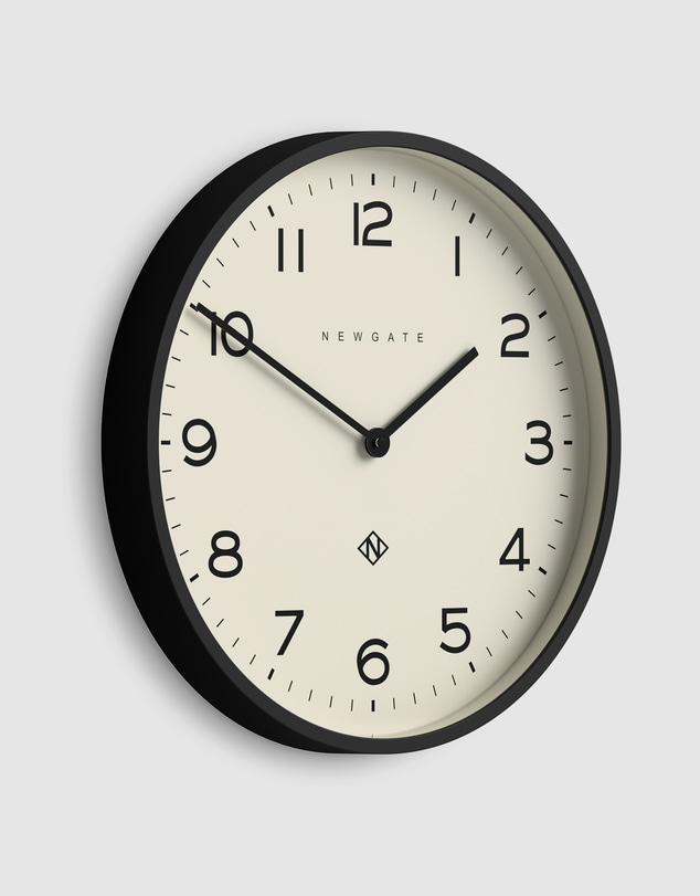 Newgate - Newgate Number Two Echo Wall Clock-Black