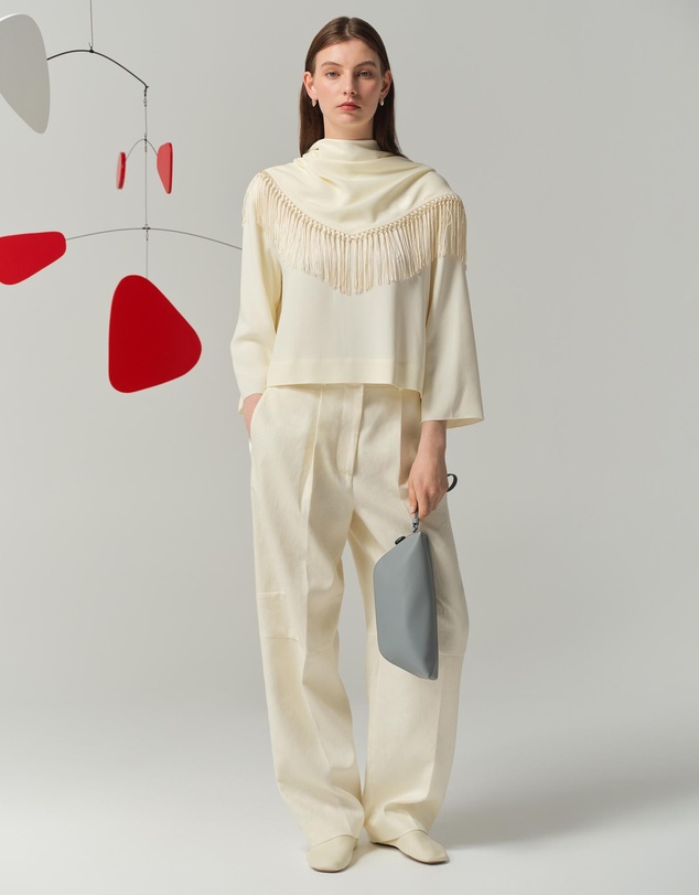 Oroton - Scarf Detail Top
