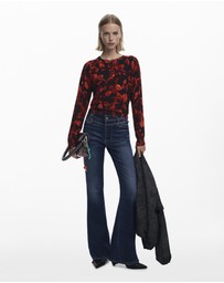 Desigual - Lightweight floral sweater