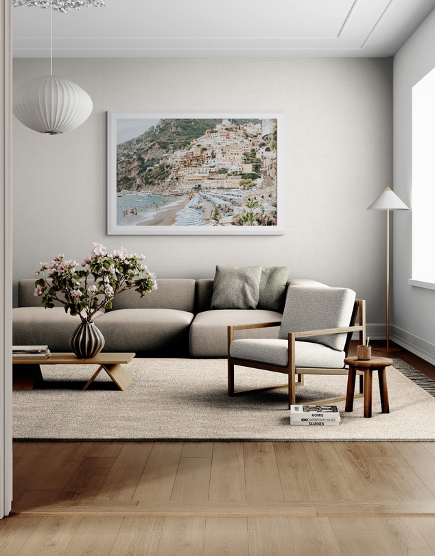 Amichi Co - Villagio Sul Mare Fine Art Print