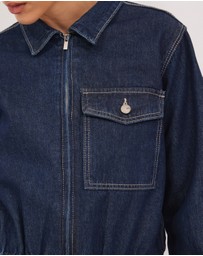 Calli - Mika Denim Bomber Jacket