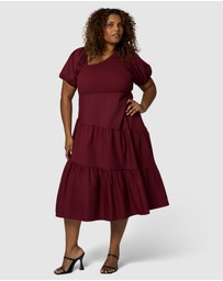 Something 4 Olivia - Miley Asymmetric Midi Dress