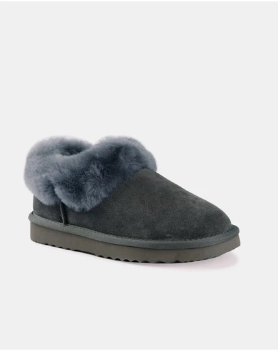 AusWooli Ugg Boots - Coogee Sheepskin Wool Ankle Slippers