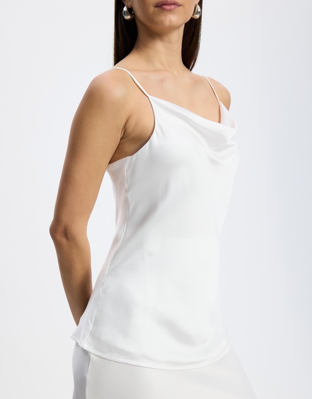 Mossée - Harper Cowl Neck Silk Top