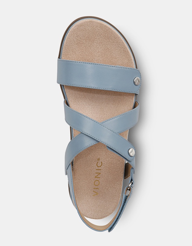 Vionic - Cypress Back Strap Sandal - Vintage Blue Haze