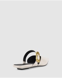 Siren - Allegra Close Toe Buckle Slide