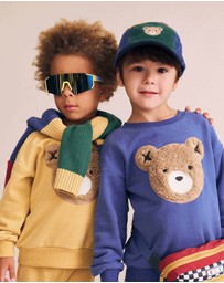 Huxbaby - Furry Huxbear Sweatshirt - Babies-Kids