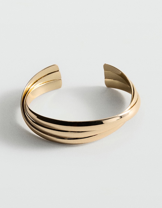 M.N.G - Rigid Bracelet with Relief