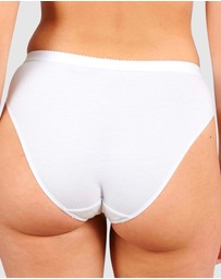 Sans Complexe - Coton D'Arum Organic Cotton Brief with Lace