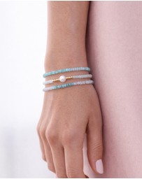 Miz Casa and Co - Crystal Beaded Bracelet Stack