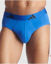 adidas Sportswear - 3 Pack Active Flex Cotton Brief Underwear