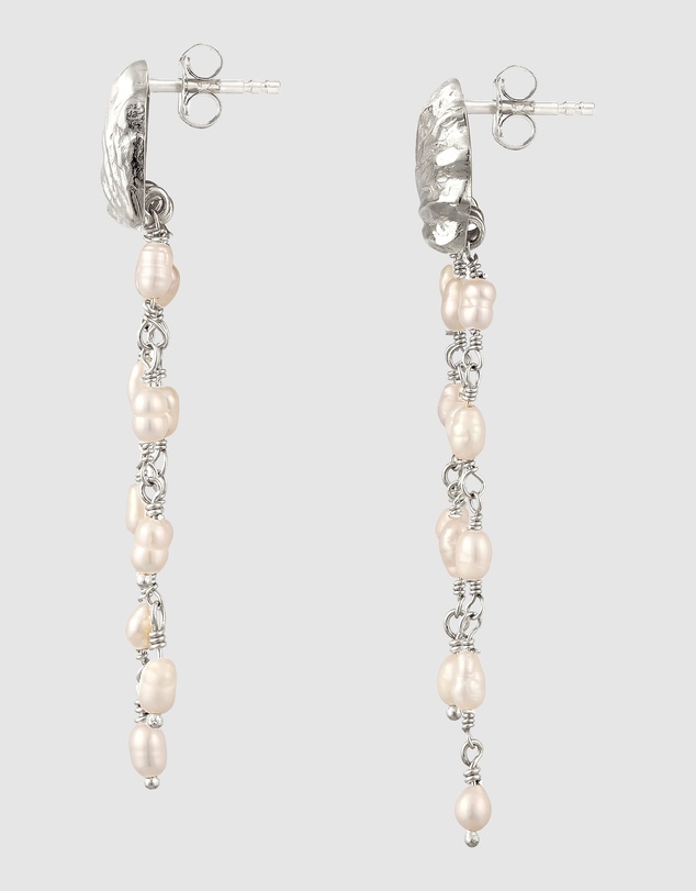 Haze & Glory - ICONIC EXCLUSIVE - Earrings Hanger Serene Shell 925 Sterling Silver