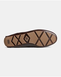 Sperry - Davenport Wide Leather Amaretto- Men's 