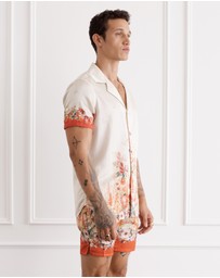 Aqua Blu Australia - Bouquet Jean Short Sleeve Shirt