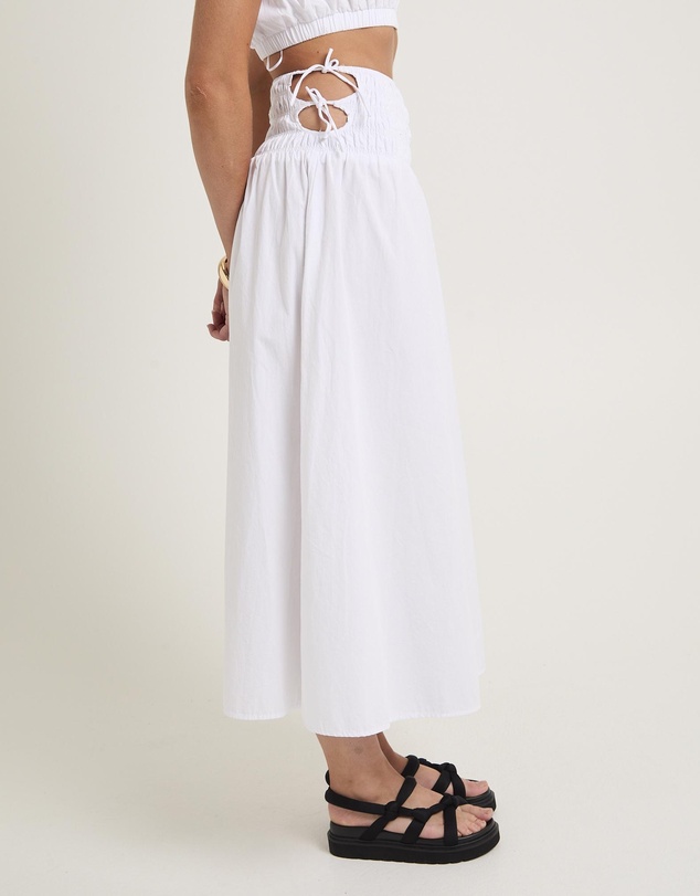 Subtitled - Clara Tie Side Maxi Skirt