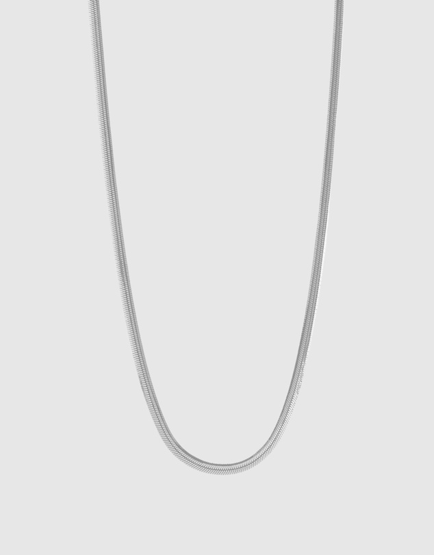 Najo - Celestine Fine Silver Necklace (45cm+ext)