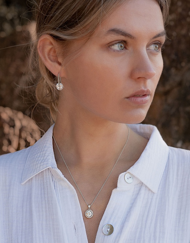 Mestige - Nadia Necklace - Silver Plated