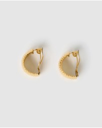 Arms Of Eve - Penelope Gold Earrings - Clip On