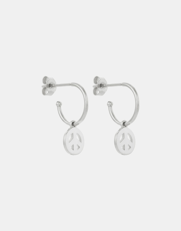 Karen Walker - Peace Hoop Earrings