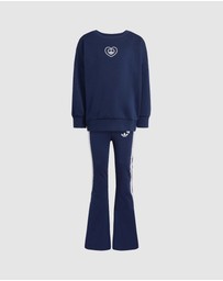 adidas Originals - adidas x Disney Crew Flared Leggings Set