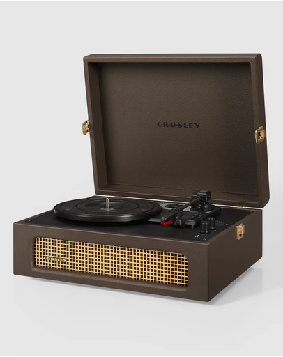 Crosley - Crosley Voyager Bluetooth Portable Turntable - Cocoa