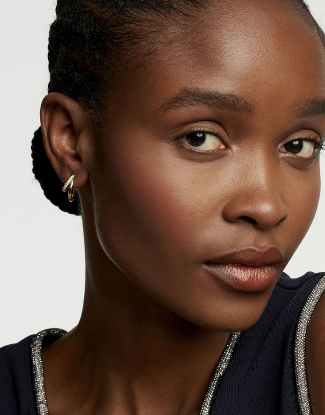 Ted Baker - Helias Crystal Double Hoop Earrings