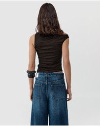 St. Agni - Fine Jersey Asymm Top