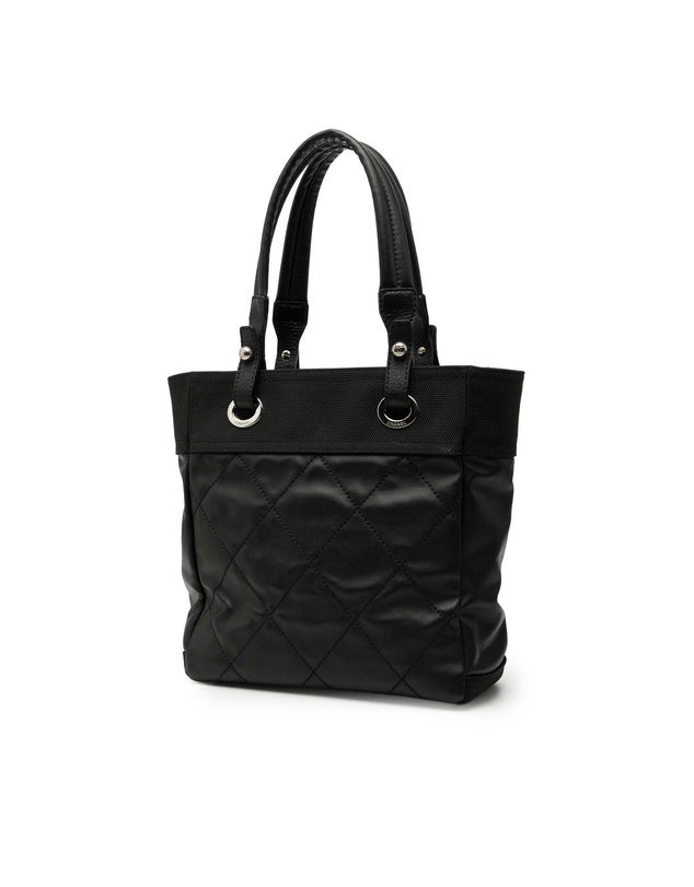 Pre-Loved by Azura Reborn - Pre-Loved Small Quilted Coated Canvas Paris Biarritz Tote