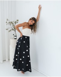 Esther & Co - Orivelle Dress - Multi Spot