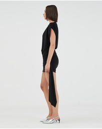 Third Form - Aura Draped Mini Dress