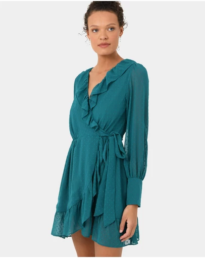 Forcast - Savina Ruffle Mini Dress