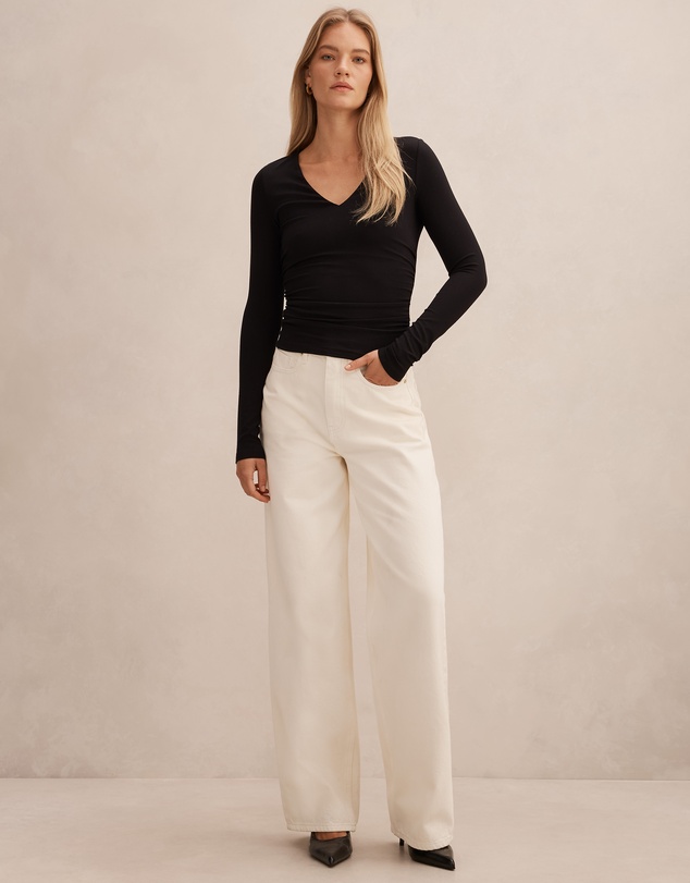 Forever New - Alice V-Neck Long Sleeves Top
