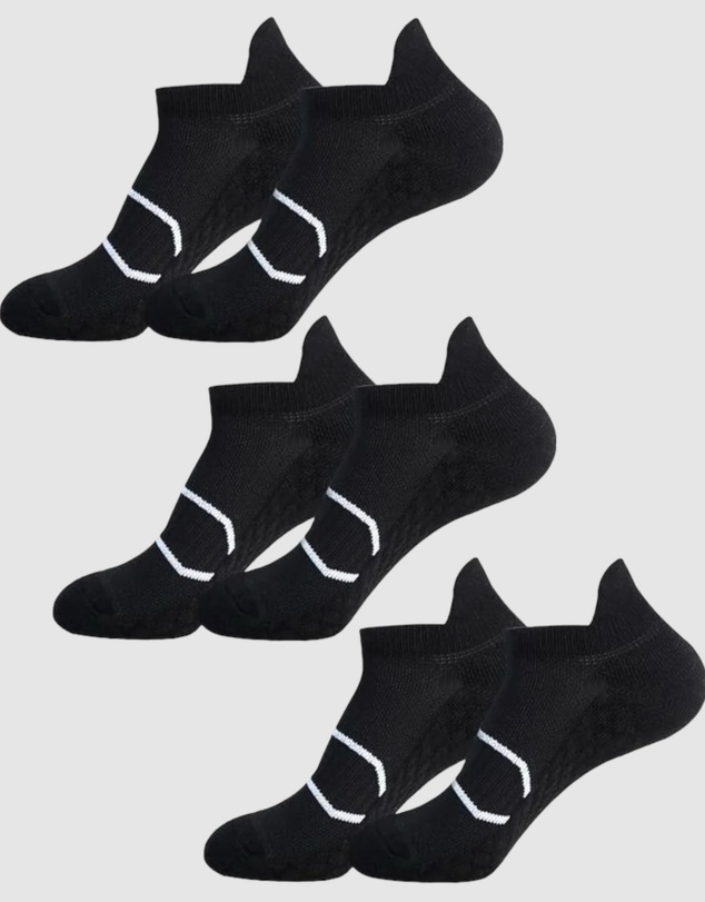 High Heel Jungle - Cushion Support Sport Socks - 3 Pack
