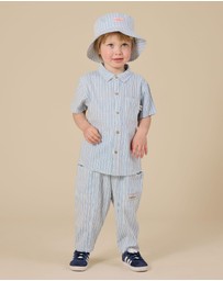 Goldie + Ace - Sailor Stripe Holiday Shirt - Babies-Kids