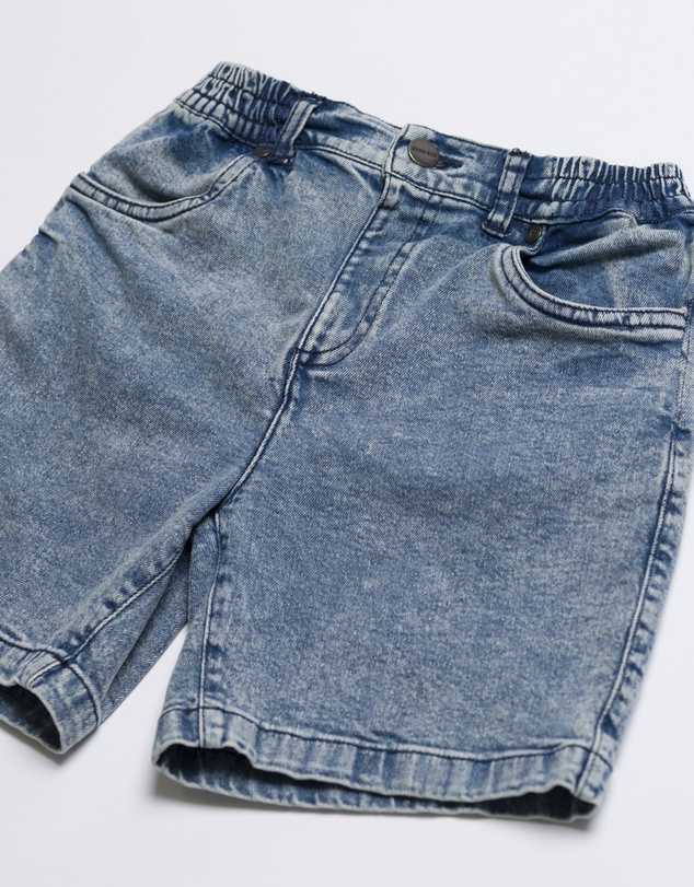 Stock & Co. - Axis Elastic Waist Stretch Denim Short - Youth