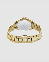 Maxum - Sydney - White Dial, Gold Tone Case & Bracelet