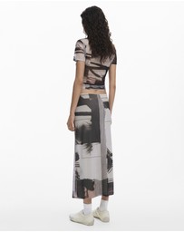 Desigual - Straight tulle Skirt