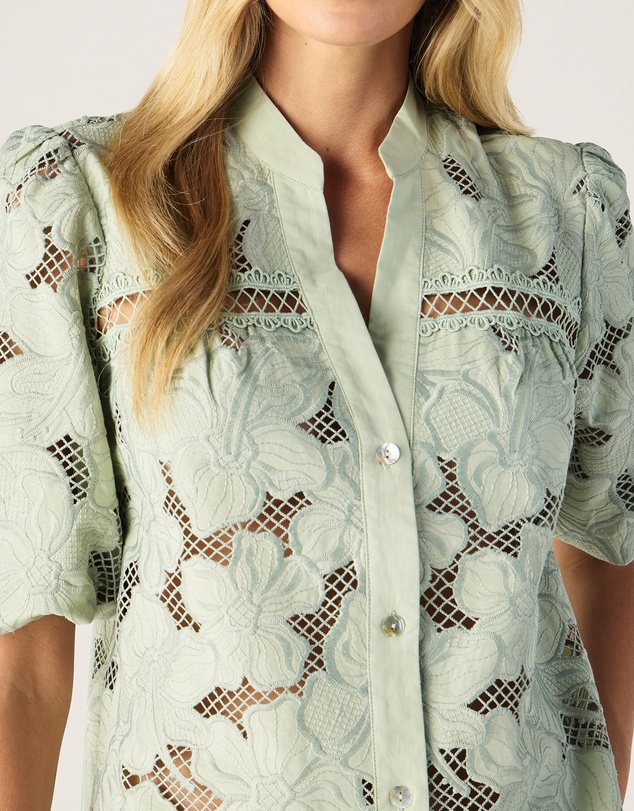 MOS The Label - Whisper Embroidery Blouse